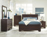 Kauffman Queen Panel Bed Dark Cocoa - Home Discount Furniture - NJ-linden