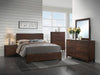Edmonton Queen Panel Bed Rustic Tobacco - Home Discount Furniture - NJ-linden