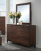 Edmonton 6-drawer Dresser Rustic Tobacco - Home Discount Furniture - NJ-linden