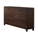 Edmonton 6-drawer Dresser Rustic Tobacco - Home Discount Furniture - NJ-linden