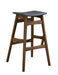 Finnick Tapered Legs Bar Stools Dark Grey and Walnut (Set of 2) - Home Discount Furniture - NJ-linden