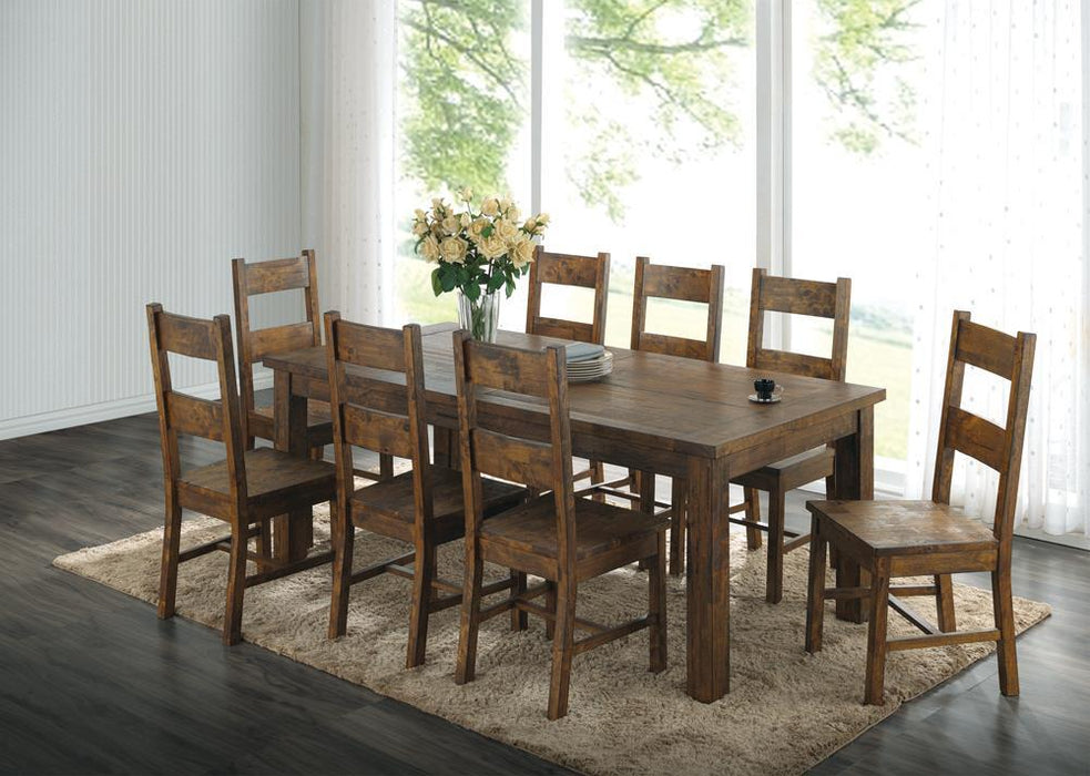 Coleman Dining Side Chairs Rustic Golden Brown (Set of 2) - Home Discount Furniture - NJ-linden