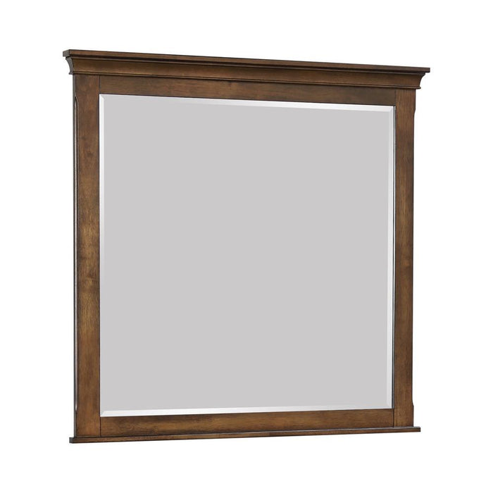 Franco Rectangular Dresser Mirror Burnished Oak - Home Discount Furniture - NJ-linden