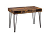 Olvera 1-drawer Writing Desk Antique Nutmeg and Dark Bronze - Home Discount Furniture - NJ-linden