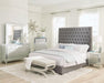 Camille Tall Tufted Eastern King Bed Grey - Home Discount Furniture - NJ-linden