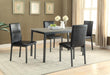 Garza Rectangular Dining Table Black - Home Discount Furniture - NJ-linden