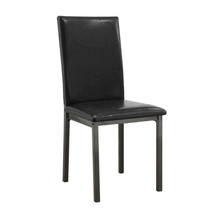 Garza Upholstered Dining Chairs Black (Set of 2) - Home Discount Furniture - NJ-linden