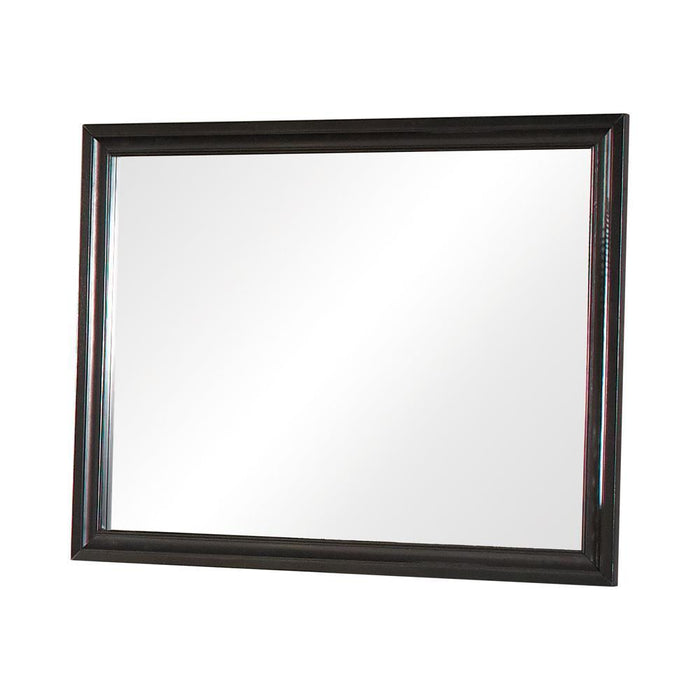 Barzini Rectangular Dresser Mirror Black - Home Discount Furniture - NJ-linden