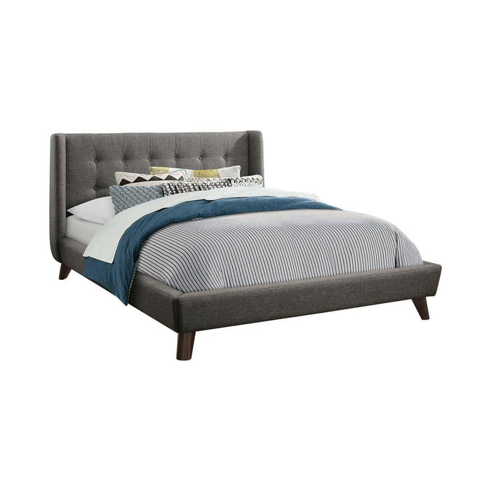 Carrington Button Tufted Full Bed Grey - Home Discount Furniture - NJ-linden