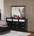 Barzini Rectangular Dresser Mirror Black - Home Discount Furniture - NJ-linden