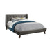 Carrington Button Tufted California King Bed Grey - Home Discount Furniture - NJ-linden