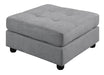 Claude Tufted Cushion Back Ottoman Dove - Home Discount Furniture - NJ-linden