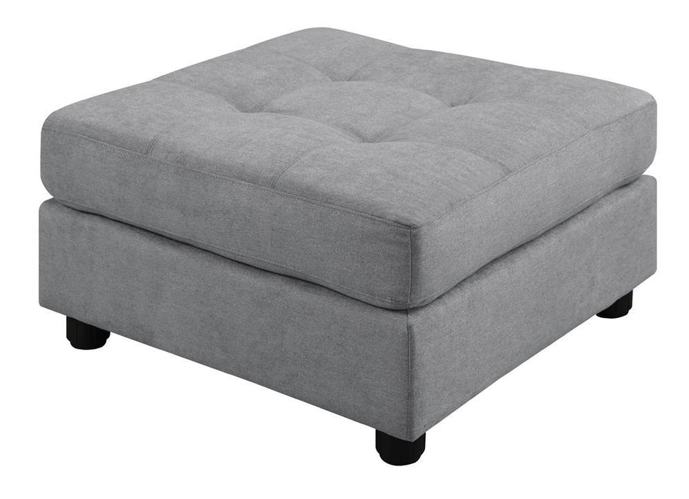 Claude Tufted Cushion Back Ottoman Dove - Home Discount Furniture - NJ-linden