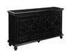 Kovu 4-door Accent Cabinet Black - Home Discount Furniture - NJ-linden