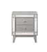 Leighton 2-drawer Nightstand Metallic Mercury - Home Discount Furniture - NJ-linden