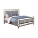 Leighton Full Panel Bed with Mirrored Accents Mercury Metallic - Home Discount Furniture - NJ-linden