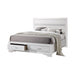 Miranda California King 2-drawer Storage Bed White - Home Discount Furniture - NJ-linden