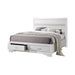 Miranda Queen 2-drawer Storage Bed White - Home Discount Furniture - NJ-linden
