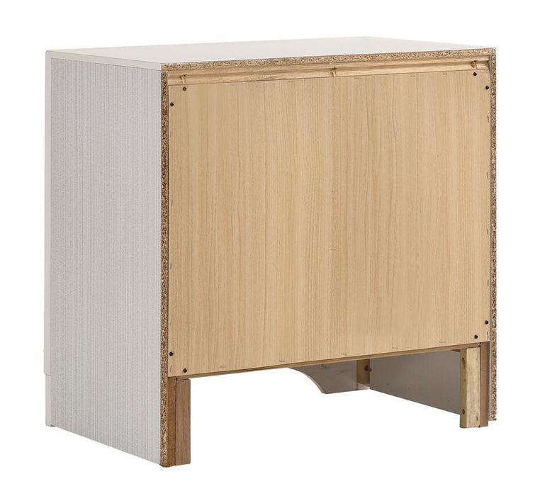 Miranda 2-drawer Nightstand Tray White - Home Discount Furniture - NJ-linden