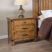 Brenner 3-drawer Night Stand Rustic Honey - Home Discount Furniture - NJ-linden