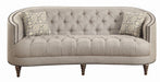 Avonlea Sloped Arm Upholstered Sofa Trim Grey - Home Discount Furniture - NJ-linden