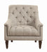 Avonlea Sloped Arm Upholstered Chair Grey - Home Discount Furniture - NJ-linden