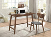 Karri 2-piece Writing Desk Set Walnut - Home Discount Furniture - NJ-linden