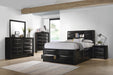 Briana California King Platform Storage Bed Black - Home Discount Furniture - NJ-linden