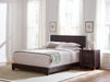 Dorian Upholstered Eastern King Bed Brown - Home Discount Furniture - NJ-linden