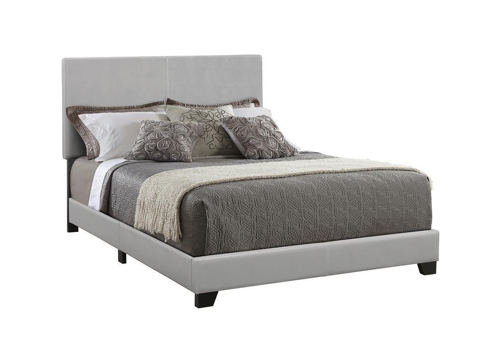 Dorian Upholstered California King Bed Grey - Home Discount Furniture - NJ-linden