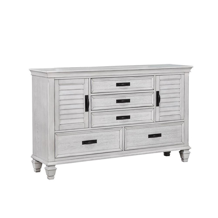 Franco 5-drawer Dresser Antique White - Home Discount Furniture - NJ-linden