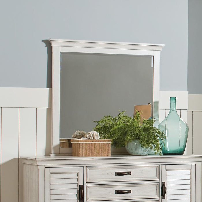Franco Rectangular Dresser Mirror Antique White - Home Discount Furniture - NJ-linden