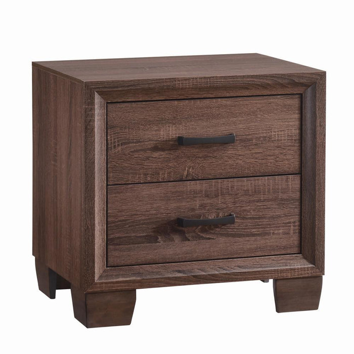Brandon 2-drawer Nightstand Medium Warm Brown - Home Discount Furniture - NJ-linden
