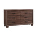 Brandon 6-drawer Dresser Medium Warm Brown - Home Discount Furniture - NJ-linden