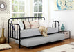 Marina Twin Metal Daybed with Trundle Black - Home Discount Furniture - NJ-linden
