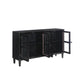 Sylvia 4-door Accent Cabinet Black - Home Discount Furniture - NJ-linden