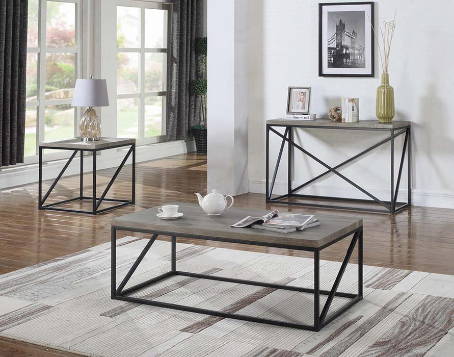 Birdie Square End Table Sonoma Grey - Home Discount Furniture - NJ-linden