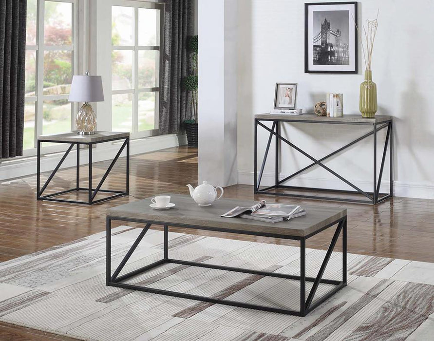 Birdie Rectangular Coffee Table Sonoma Grey - Home Discount Furniture - NJ-linden