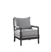 Blanchett Cushion Back Accent Chair Grey and Black - Home Discount Furniture - NJ-linden