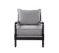 Blanchett Cushion Back Accent Chair Grey and Black - Home Discount Furniture - NJ-linden