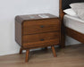 Robyn 2-drawer Nightstand Dark Walnut - Home Discount Furniture - NJ-linden