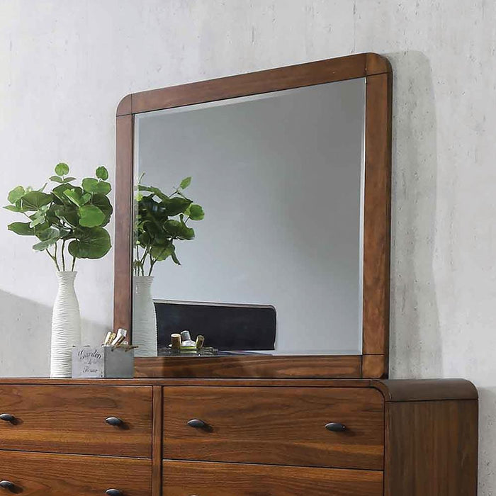 Robyn Rectangular Dresser Mirror Dark Walnut - Home Discount Furniture - NJ-linden