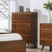 Robyn 5-drawer Chest Dark Walnut - Home Discount Furniture - NJ-linden