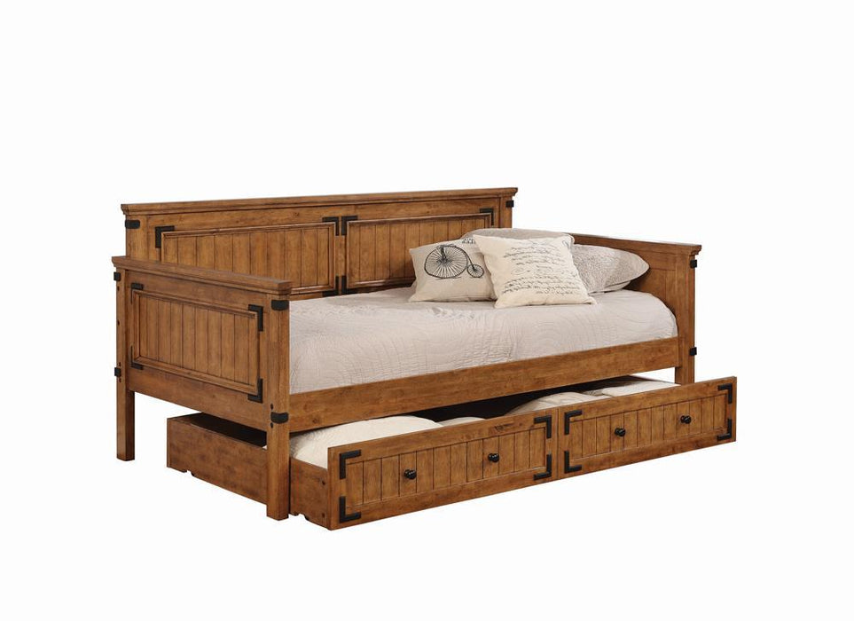 Oakdale Twin Daybed Rustic Honey - Home Discount Furniture - NJ-linden
