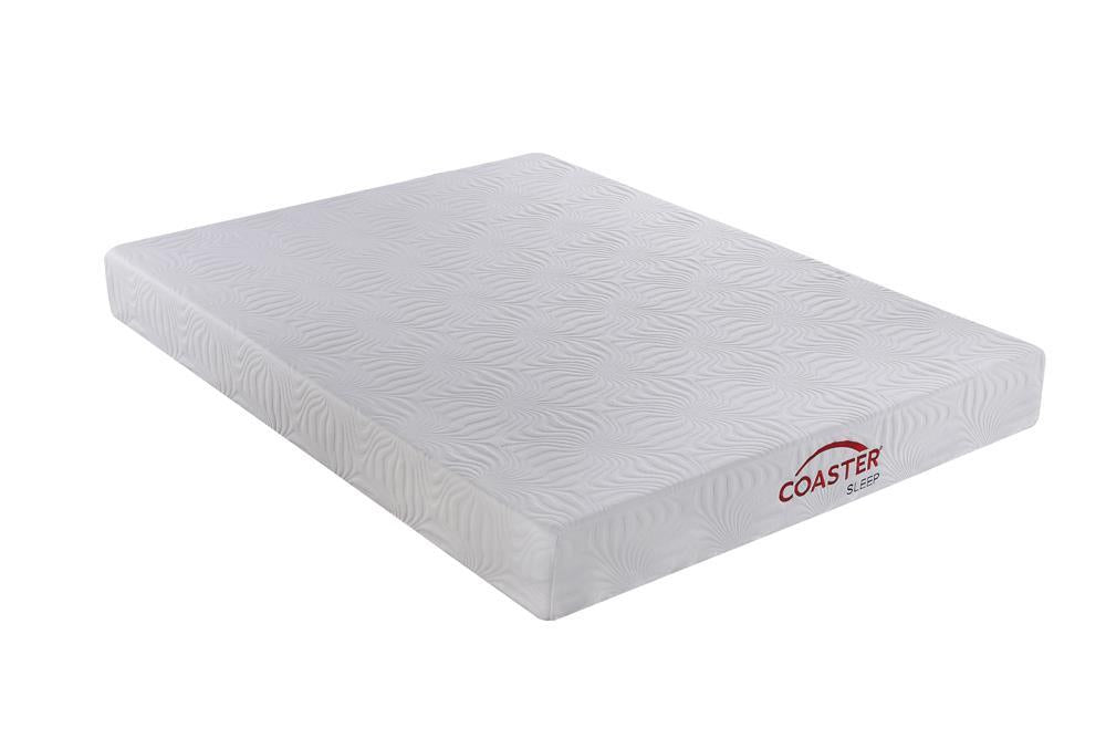 Keegan Twin Long Memory Foam Mattress White - Home Discount Furniture - NJ-linden