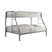 Morgan Twin Over Full Bunk Bed Silver - Home Discount Furniture - NJ-linden
