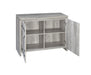 Enoch 2-door Accent Cabinet Grey Driftwood - Home Discount Furniture - NJ-linden