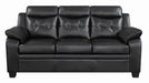 Finley Tufted Upholstered Sofa Black - Home Discount Furniture - NJ-linden