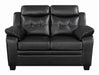 Finley Tufted Upholstered Loveseat Black - Home Discount Furniture - NJ-linden