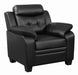Finley Tufted Upholstered Chair Black - Home Discount Furniture - NJ-linden